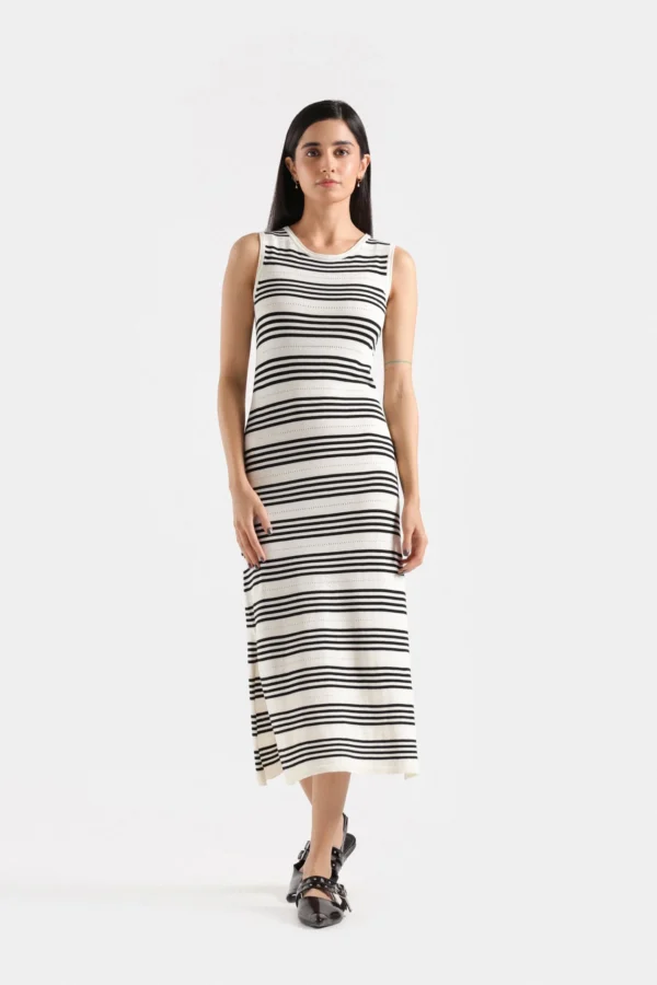 Striped Knit Dress